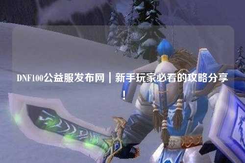 DNF100公益服發(fā)布網(wǎng)｜新手玩家必看的攻略分享！