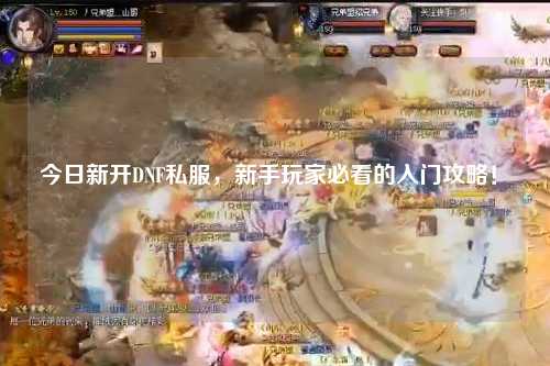 今日新開(kāi)DNF私服，新手玩家必看的入門(mén)攻略！?