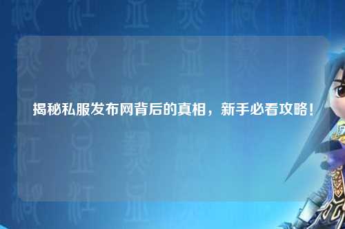 揭秘私服發布網背后的真相，新手必看攻略！