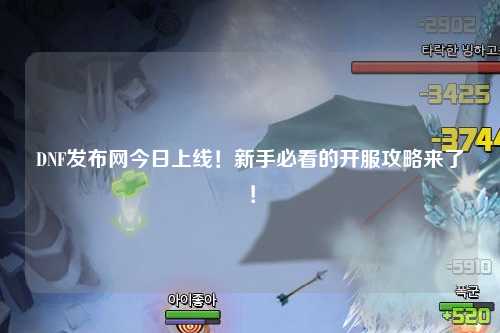 DNF發(fā)布網(wǎng)今日上線！新手必看的開(kāi)服攻略來(lái)了！