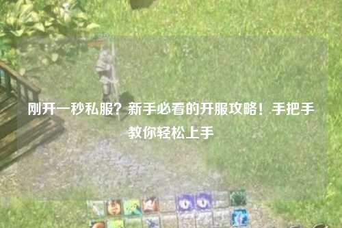 剛開(kāi)一秒私服？新手必看的開(kāi)服攻略！手把手教你輕松上手